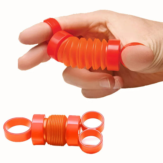 New Finger Pull Tube Poptubes Finger Movement Stretch Tube Fidgets Kids Toys For Autism Stress Relief Toy Adult Office Toys Gift