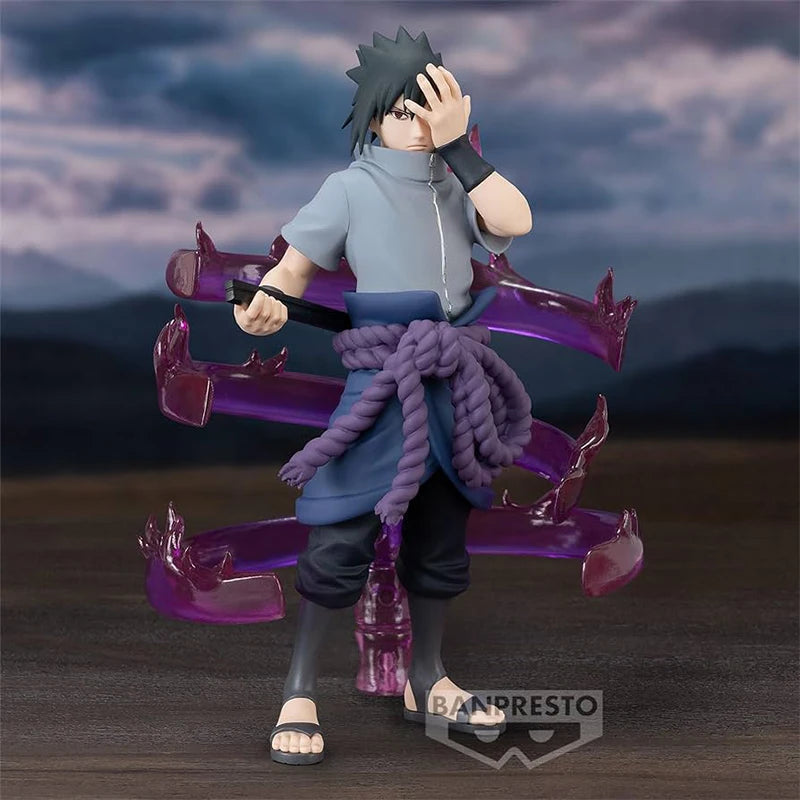 In Stock Genuine Original BANPRESTO Uchiha Sasuke NARUTO Action Anime Figure Collectible Model Dolls Statuette Ornament Toy Gift