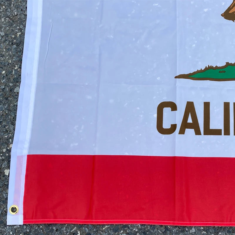aerxemrbrae    California State Flag  90x150cm American Flag  material  Polyester usa Flag
