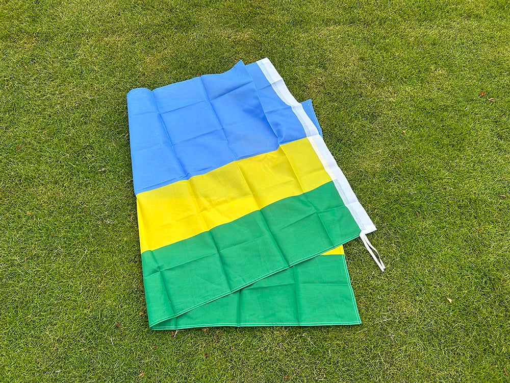 SKY FLAG Rwanda National Flag 90x150cm 3x5fts Hanging polyester Rwanda Banner indoor Outdoor Advertising home Decoration