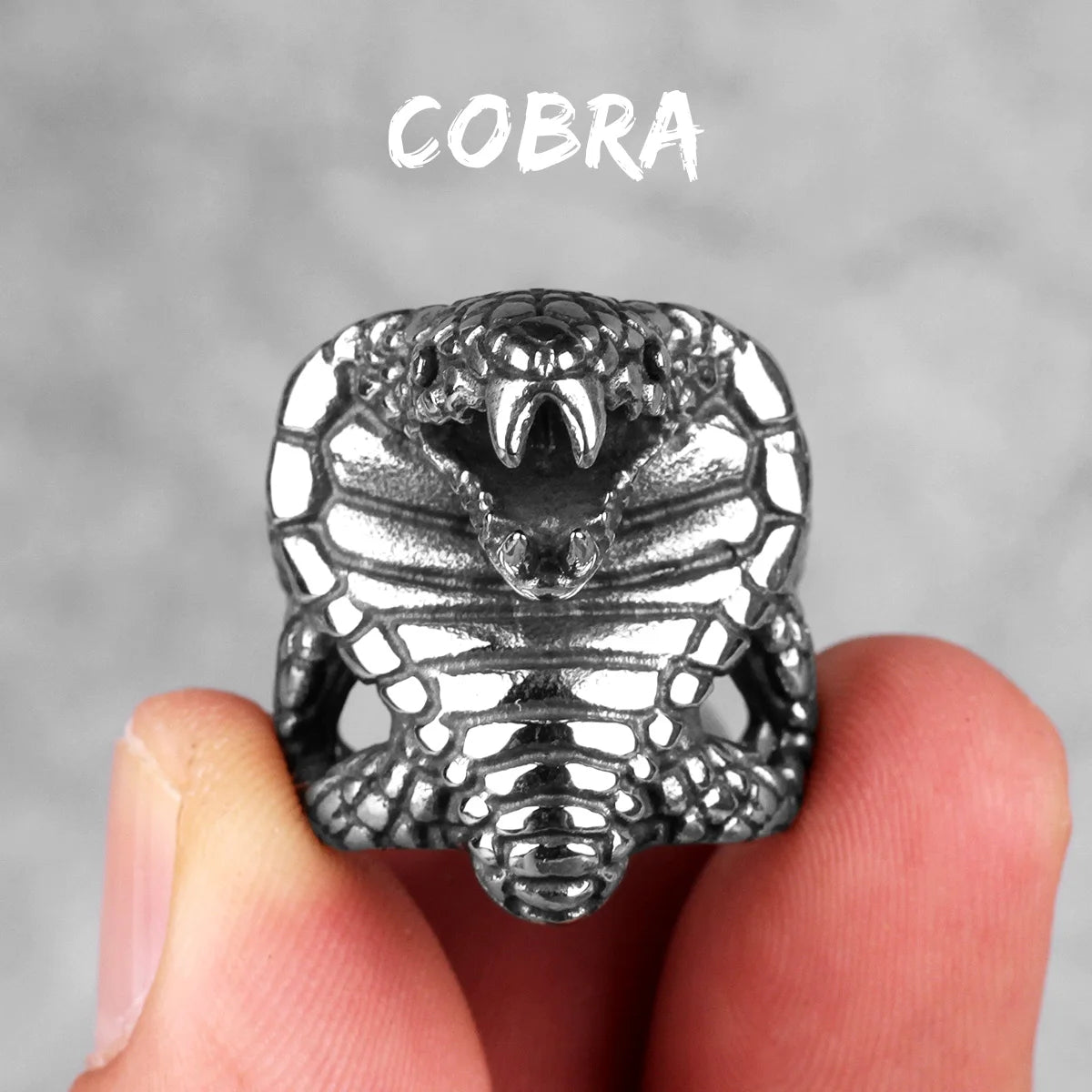 Stainless Steel Animal Men Rings Eagle Dog Dragon Bird Snake Punk Hip Hop Trendy For Male Boy Jewelry Creativity Gift Wholesale
