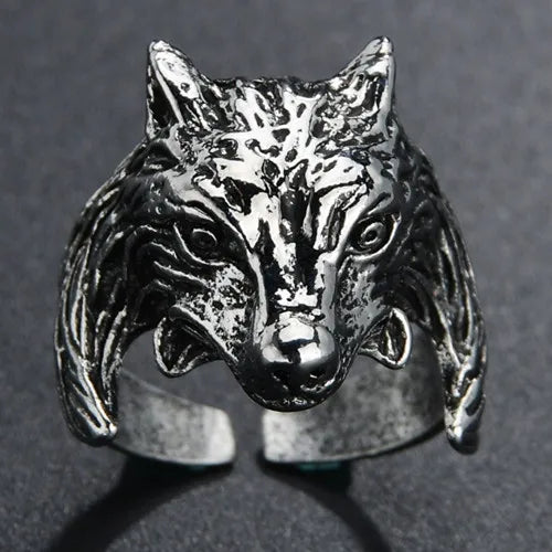 New Design Skull Crow Skull Ring Woodpecker Bird Men's Ring Punk Stylish Jewelry