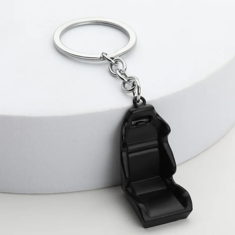 Car Speed Gearbox Gear Head Keychain Manual Transmission Lever Metal Key Ring Car Refitting Metal Pendant Creative Keychain 2023 ZY-Balck