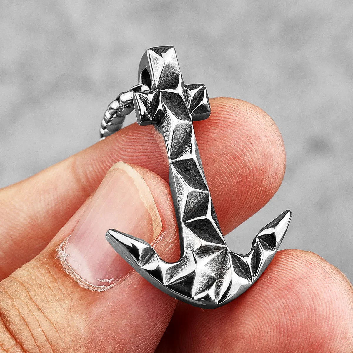Anchor Sailor Stainless Steel Men Women Necklaces Pendants Chain Vintage Punk Rock Fashion Jewelry Creativity Gift Wholesale