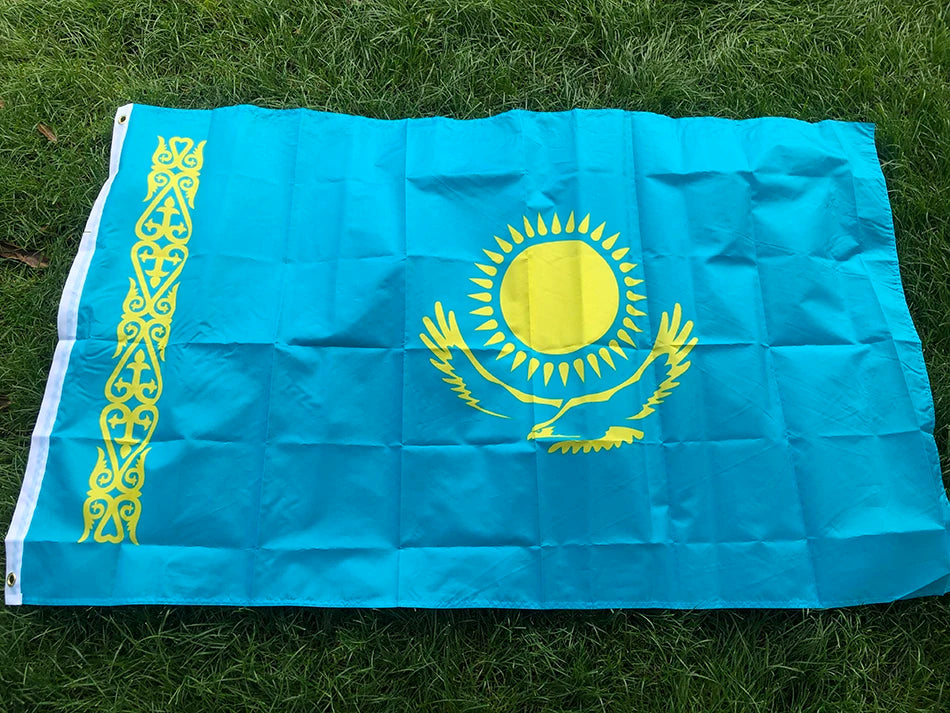 SKY FLAG 90x150cm Kazakhstan Flag parade festival banner flag office activities home decoration