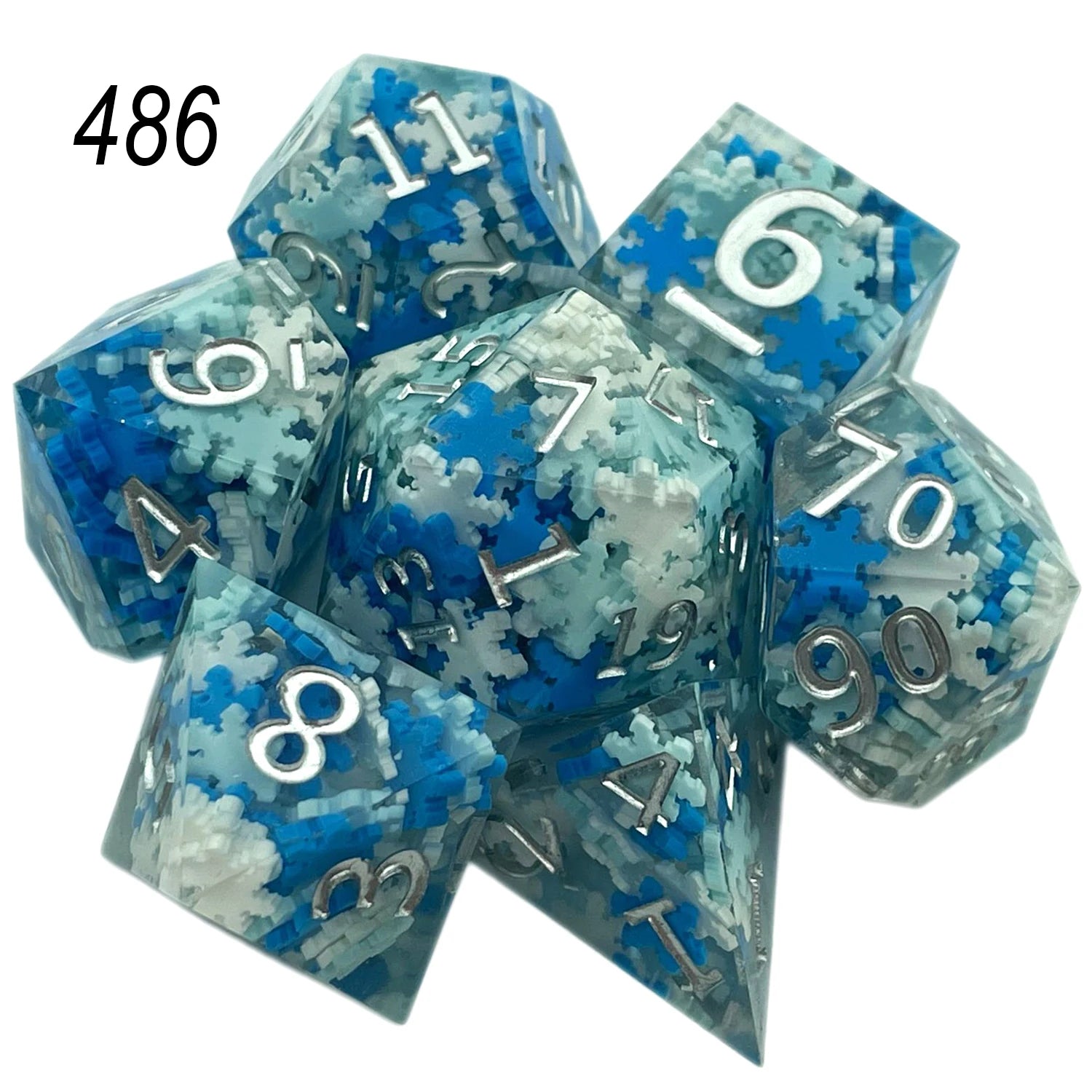 Solid Polyhedral Dice for Role Playing, Resin Dice, Dragon Scale, D, Rpg, Rol, Pathfinder, Board Game, Gifts, 7PCs, 2023 486