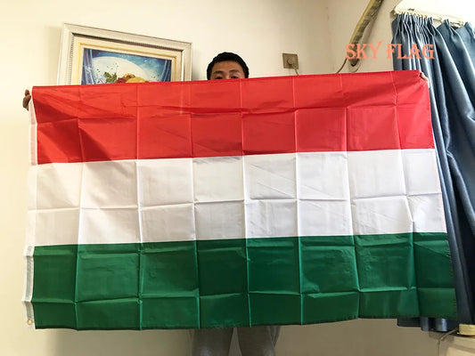SKY FLAG Hungary Flag 90x150cm The Hungarian hanging polyester flags Hungary flags and Indoor outdoor decoration