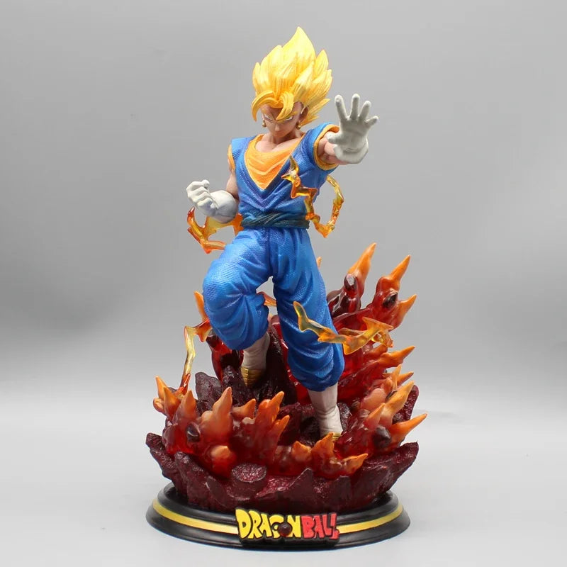 25cm Anime Vegetto Dragon Ball Figures GK Vegetto Action Figures with Light Tenth Bullet PVC Collection Model Toys Ornamen Gifts