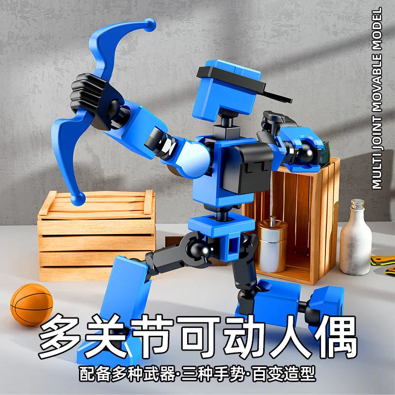 Creative Multi-Jointed Movable Shapeshift Robot 3.0 3D Printed Mannequin Dummy Action Model Doll Toy Kid Christmas Decora Gift