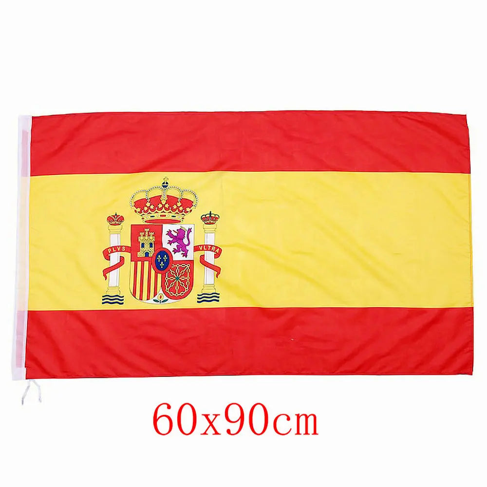 SKY FLAG 90x150cm spain flag 3x5 Feet ES Espana Spanish Flag Super Poly football FLAG Indoor Outdoor for Celebration big flags