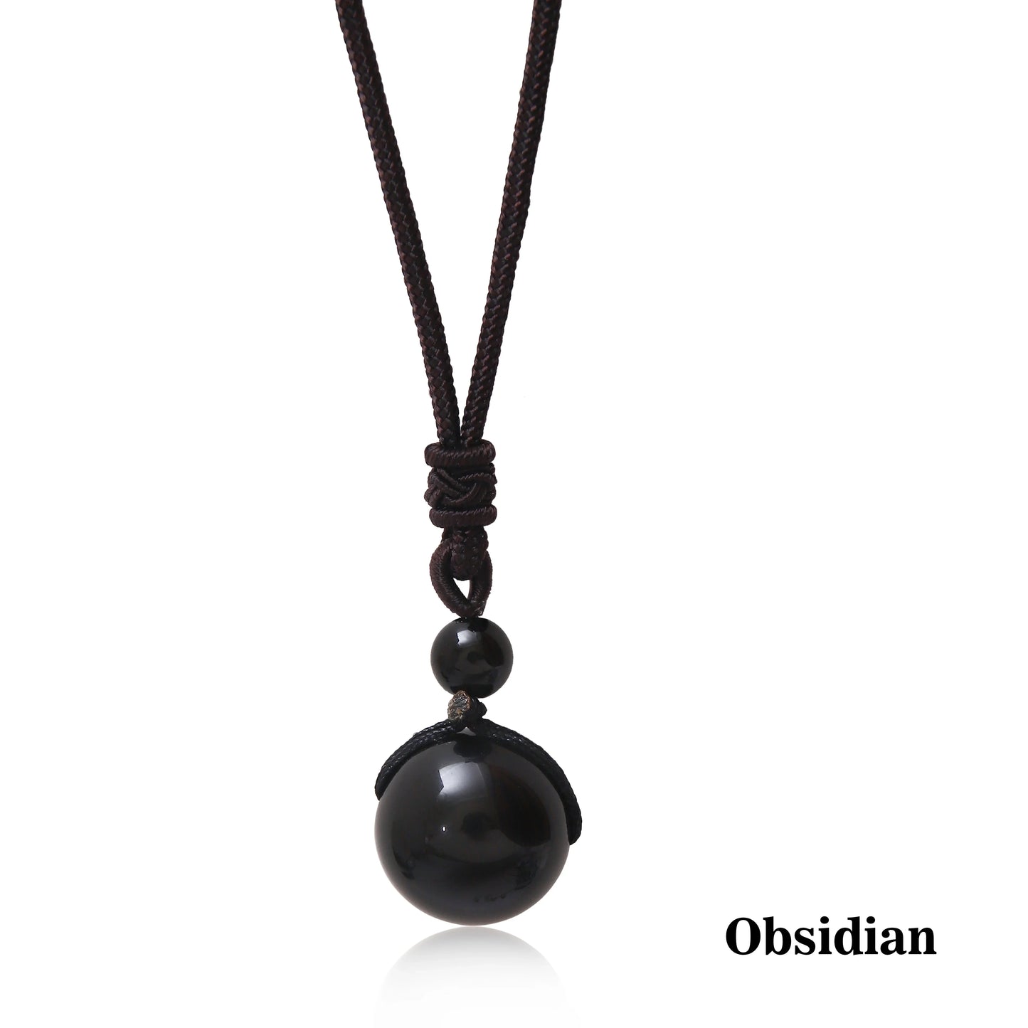 Healing Crystals Necklace Natural Tiger Eye Amethyst Lucky Blessing Protection Chakra Beads Stone Pendant for Women Men