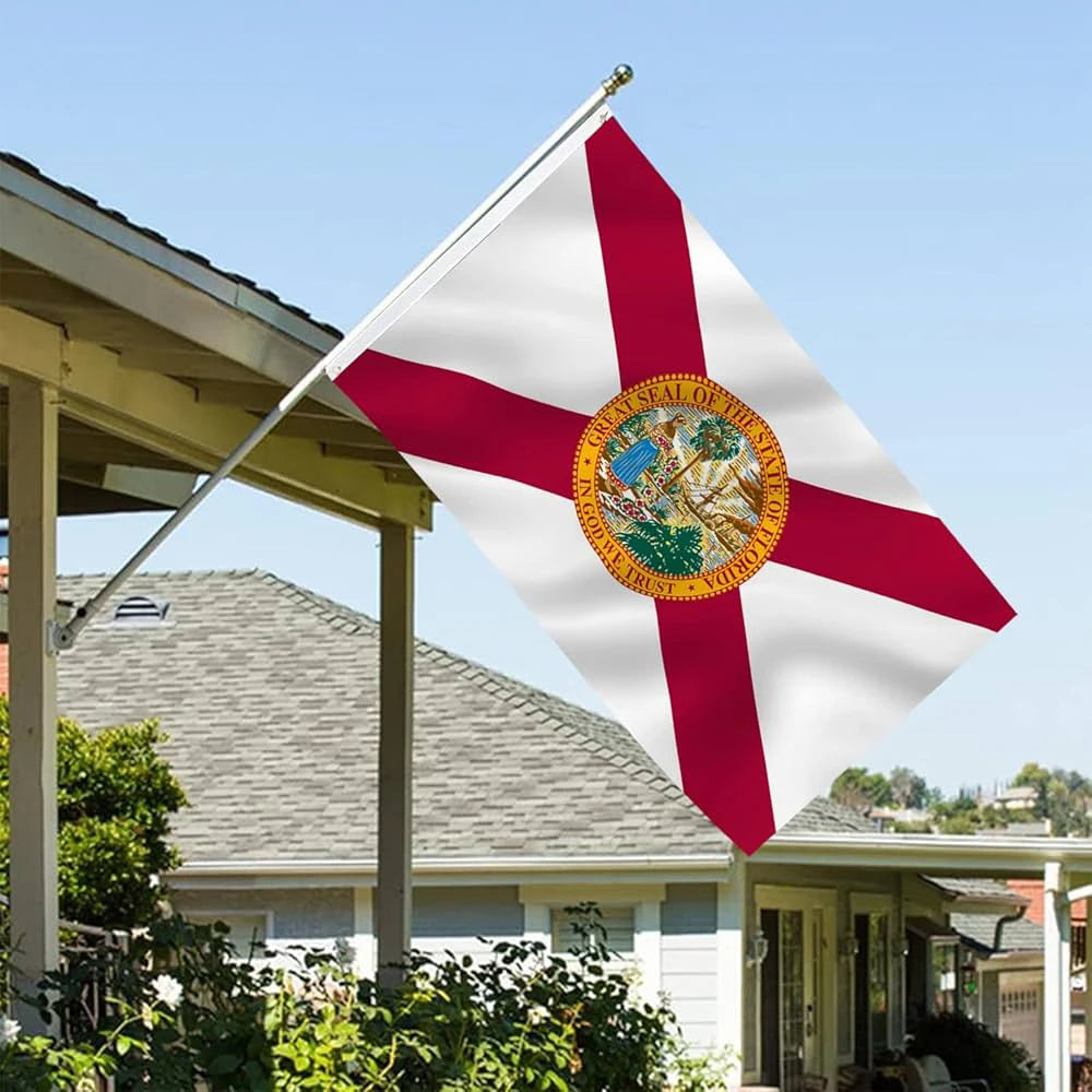 Florida Flag 90X150cm polyester hanging Us Usa State Florida Flag banner For Decoration