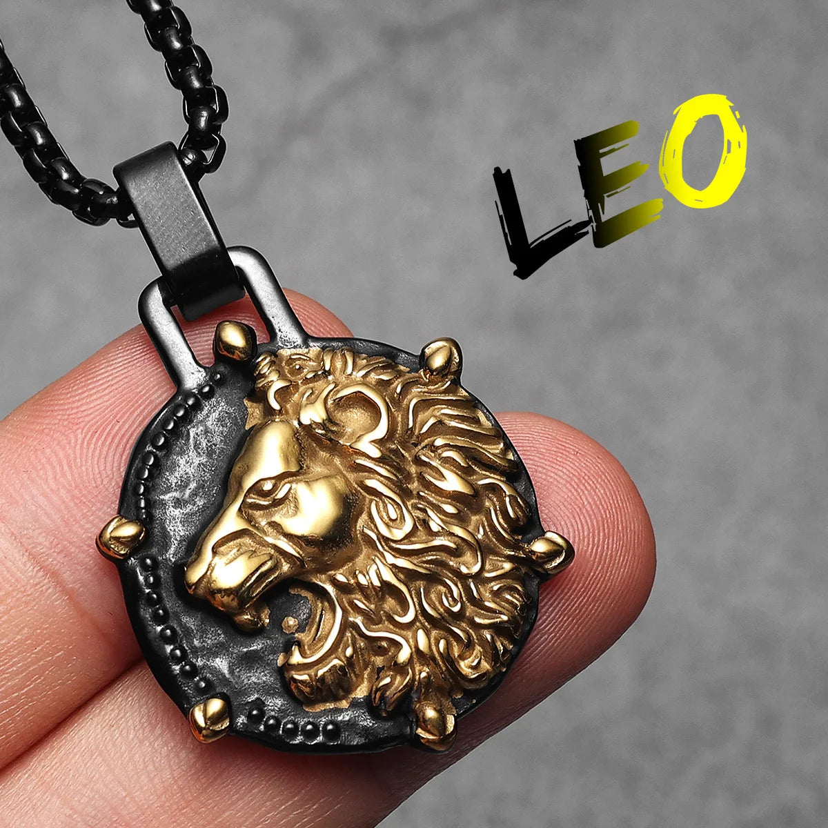 Twelve Constellations Stainless Steel Man Necklaces Pendant Chain Couple Gifts Women Fashion Jewelry Gifts Wholesale Dropshiping