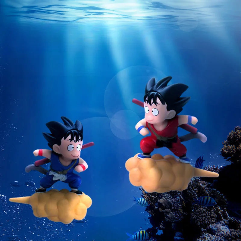 Dragon Ball Fish Tank Decorations Aquarium Creative Floating Goku Aquarium Ornaments Small Floating Ball Aquarium Accessories