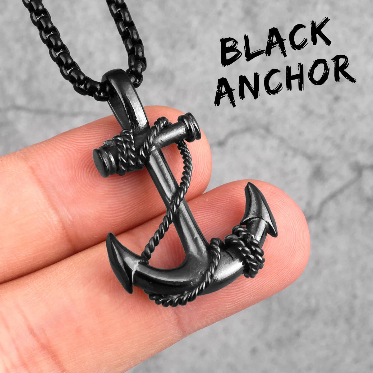 Anchor Sailor Stainless Steel Men Women Necklaces Pendants Chain Vintage Punk Rock Fashion Jewelry Creativity Gift Wholesale