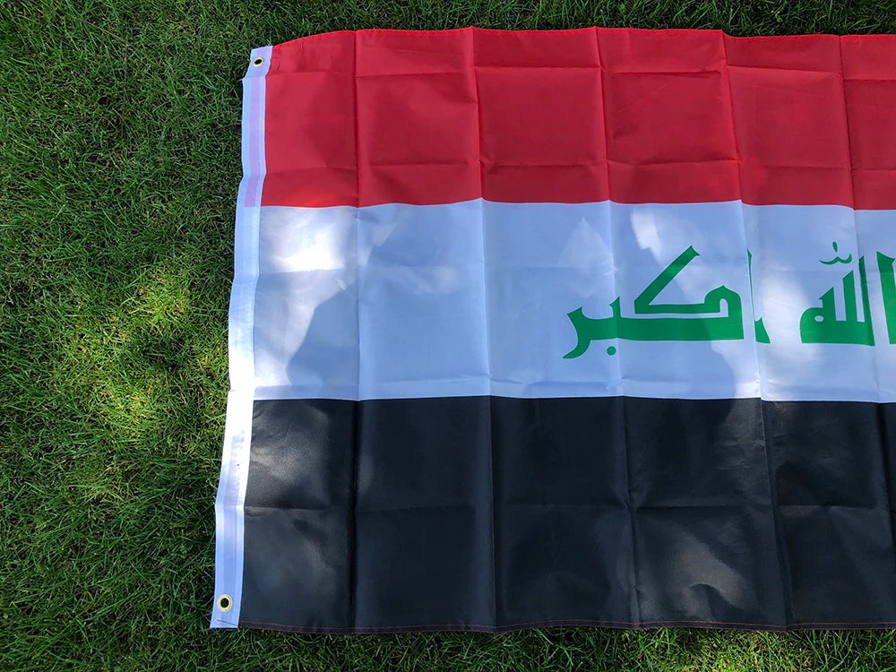 SKY flag free shipping Iraq Flag Nation 90x150cm 3ft x 5ft Polyester Banner Custom flag All over the world Worldwide