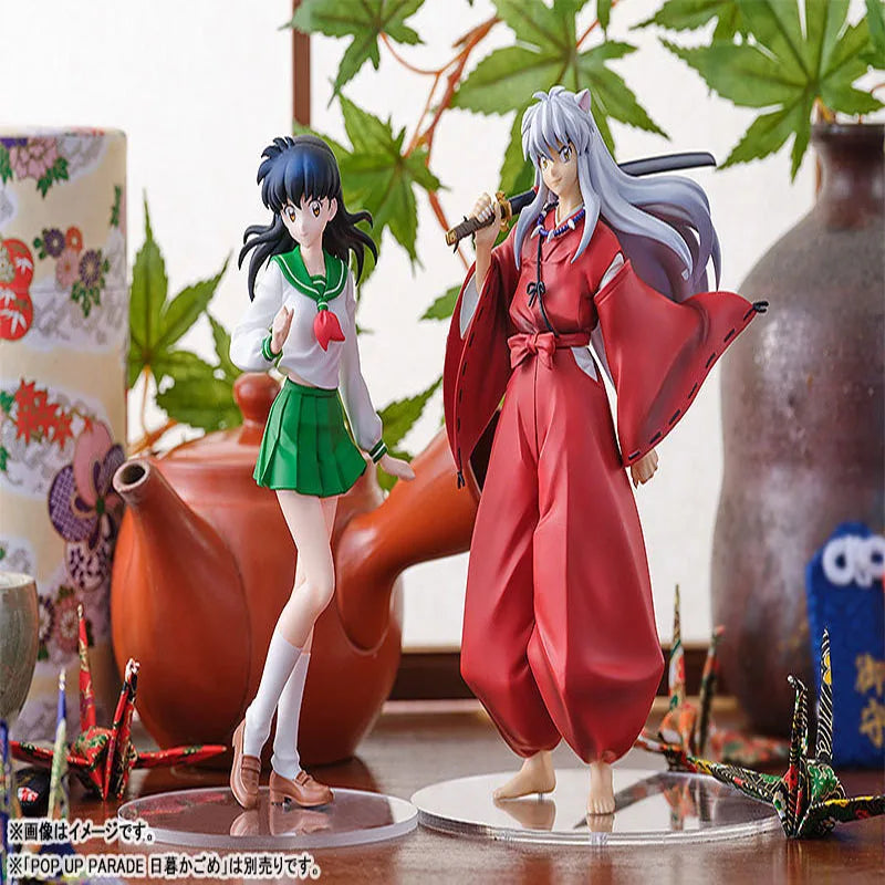 18cm Anime Inuyasha Figure Inuyasha Kikyō Sesshoumaru Higurashi Kagome PVC Action Figure Model Toys Collectible Model Toy Gift