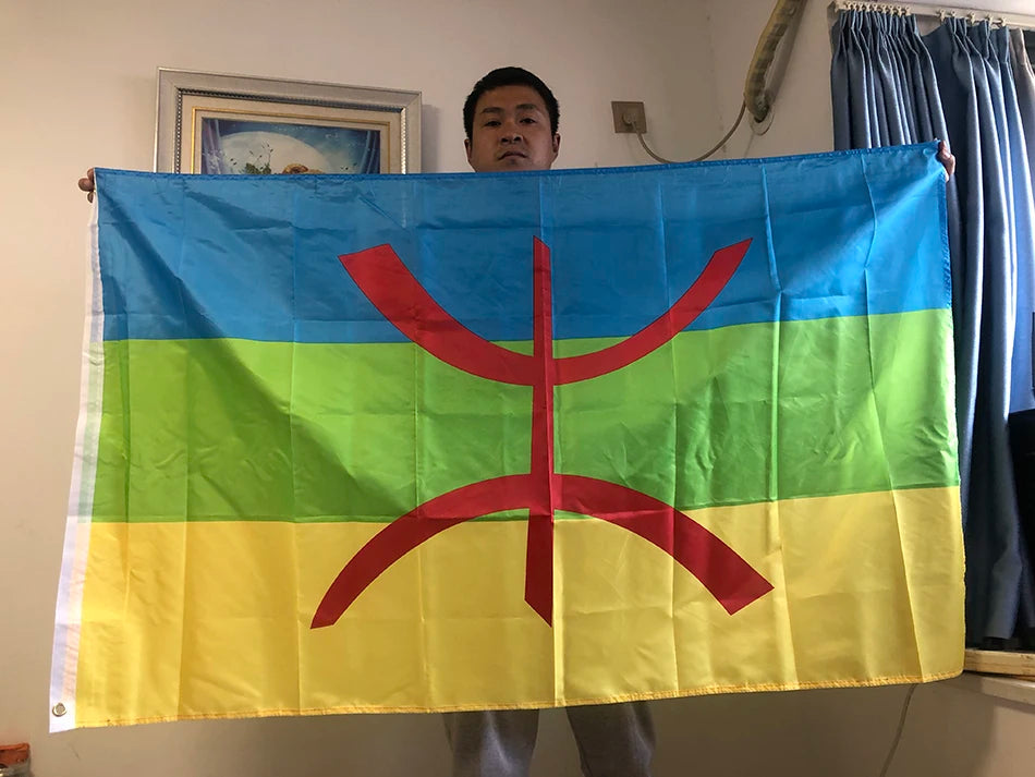 SKY FLAG 90x150cm berber Flag high quality polyester hanging 3x5ftS North Africa Banner Amazigh Flag for home decoration