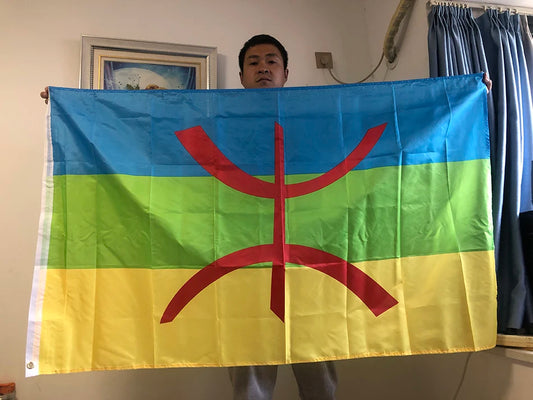 SKY FLAG 90x150cm berber Flag high quality polyester hanging 3x5ftS North Africa Banner Amazigh Flag for home decoration