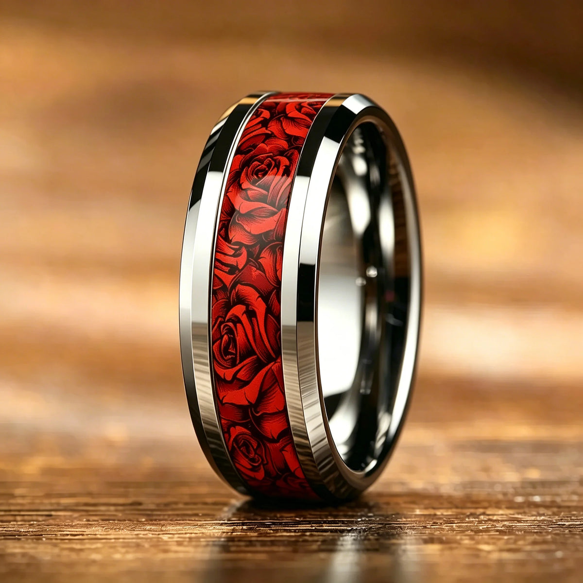 Vintage Dragon Yin Yang Tai Chi Cloud Flame Pattern Inlay Stainless Steel Rings for Men Women Lucky Totem Wedding Band Jewelry