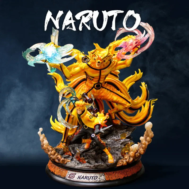 Oversized Naruto Shippuden Anime Model Figurine Uzumaki Naruto GK Action Figure 36CM PVC Statue Collectible Toys For Children