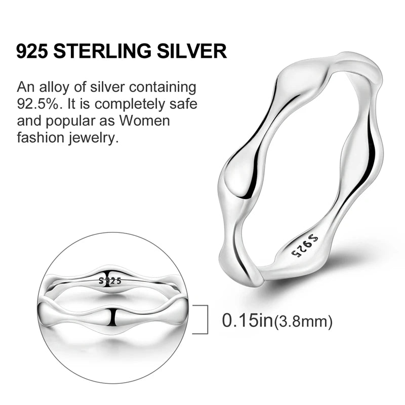 925 Sterling Silver Infinite Love Ring Original Luxury Design Zircon Finger Rings For Women High Quality Wedding Jewelry Gift
