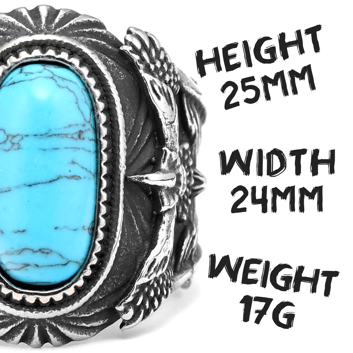 Starry Ring 316L Stainless Steel Star Men Ring Punk Rock Rap for Biker Male Boyfriend Mariner Jewelry Creative Gift Dropshipping