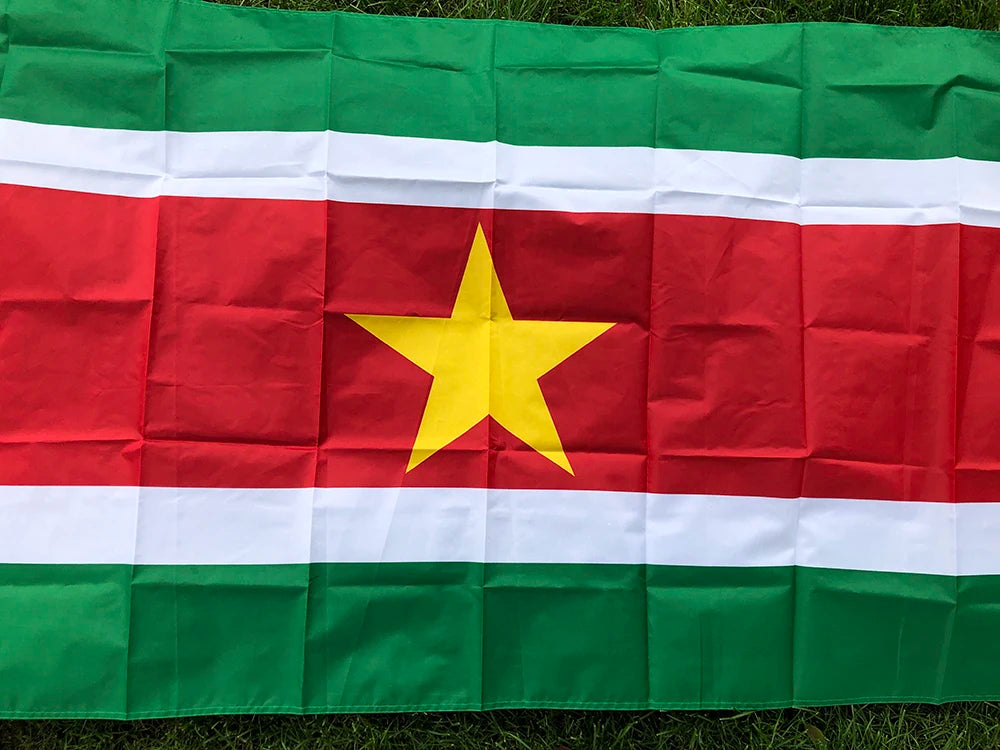 SKY FLAG Suriname Flag 90x150cm  Activity Decorative National Banner High Quality Double Sided Printed Polyester Suriname flag