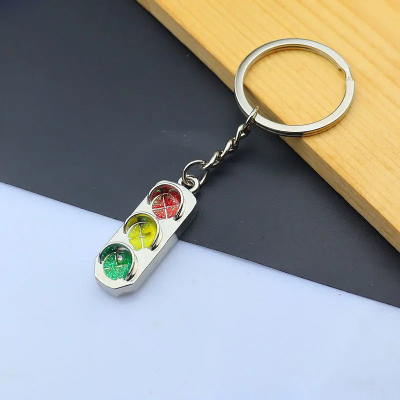 Creative Metal Mini Auto Parts Car Wheel Keychain Body Kit Enthusiast Keyring Accessories Key Ring Chain for Men Woman Gift