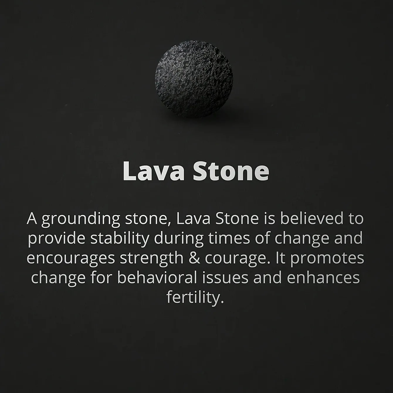 Cross Border Fashion New Natural Stone Lava Block Volcanic Stone Strength Bracelet Men's Black Agate Retro Bracelet Holiday Gift