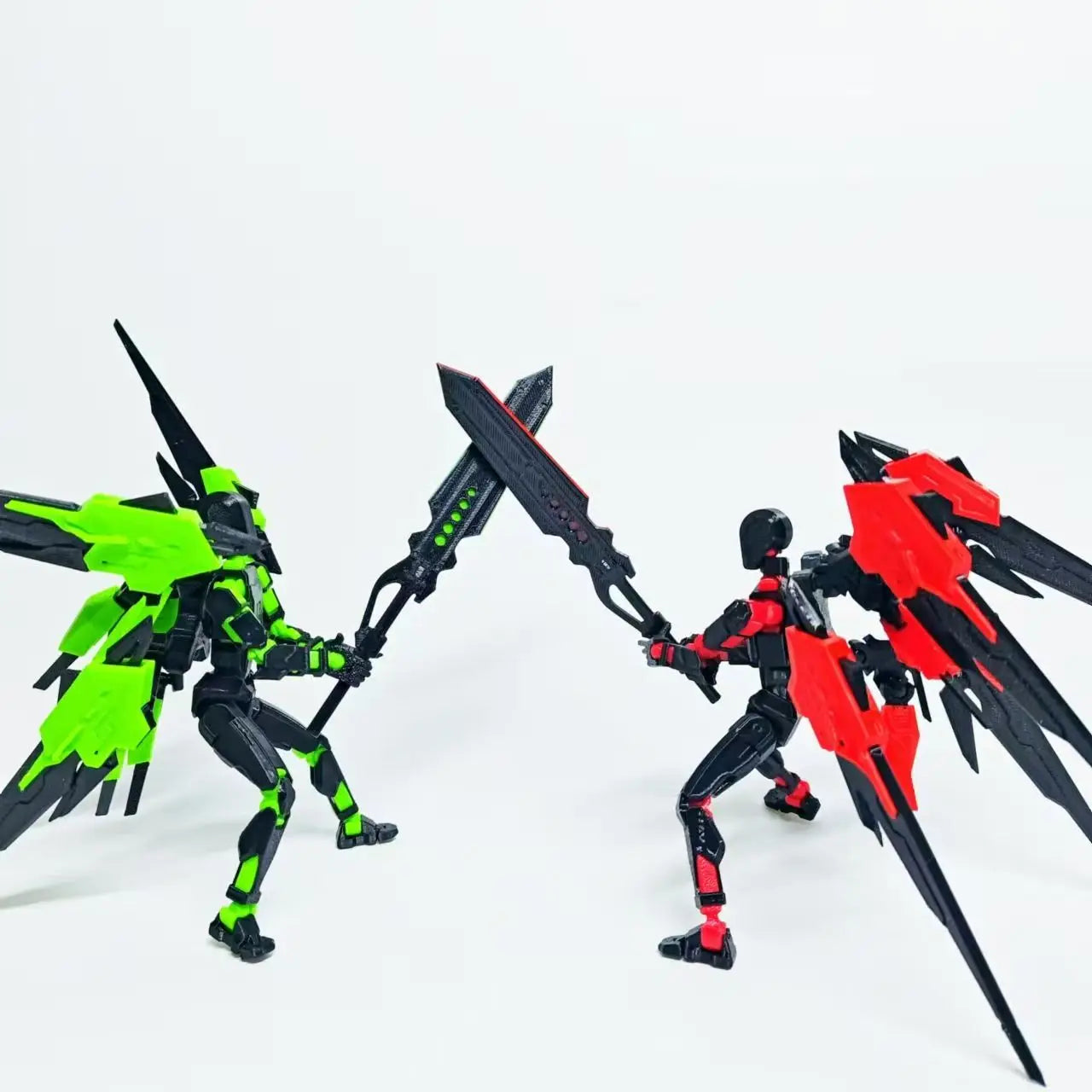 3D Printed Death/Swordsman Dummy 13 Action Figures Multi-Jointed Movable Lucky 13 Action Figure Nova 13 Action Figure for Gift