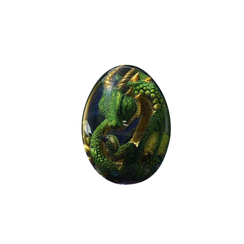 Crystal Transparent Resin Statue Dragon Egg  Dinosaur  Souvenir  Craft Luminous Handmade  s Home Decor Gift