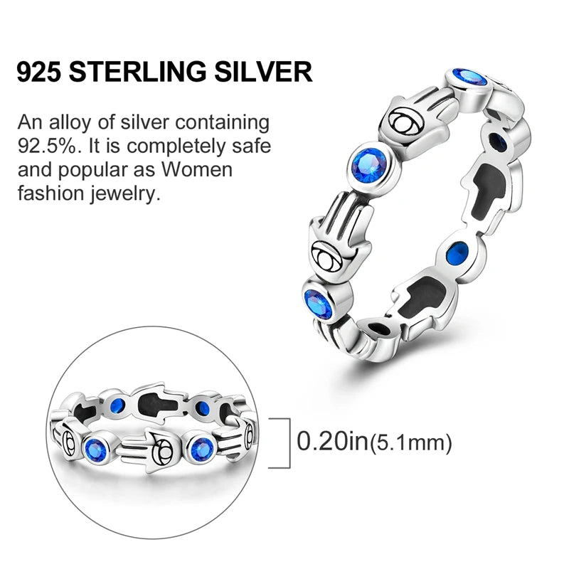 925 Sterling Silver Infinite Love Ring Original Luxury Design Zircon Finger Rings For Women High Quality Wedding Jewelry Gift
