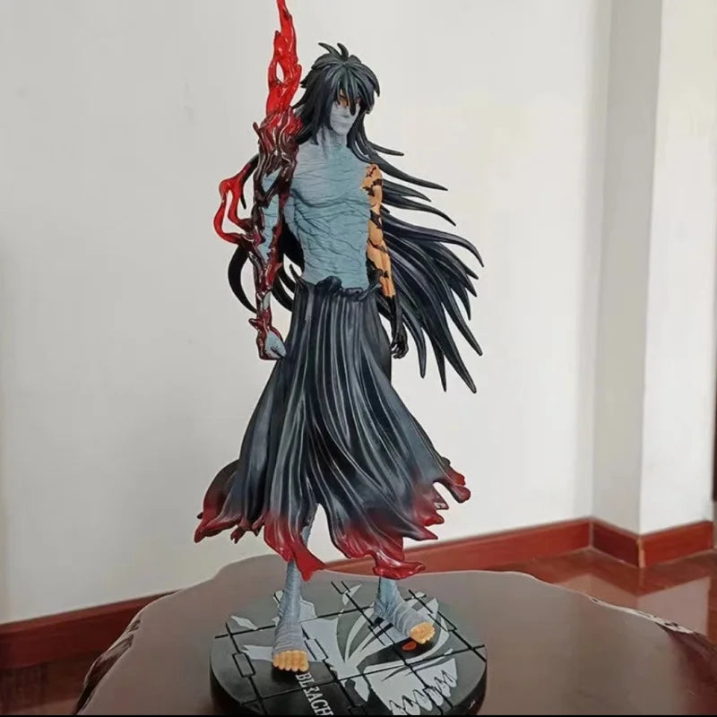 28cm Anime Figurebleach Ichigo Kurosaki Getsuga Tenshou Model Dolls Figurine Action Figures Collection Decor Adult Kid Toy Gift