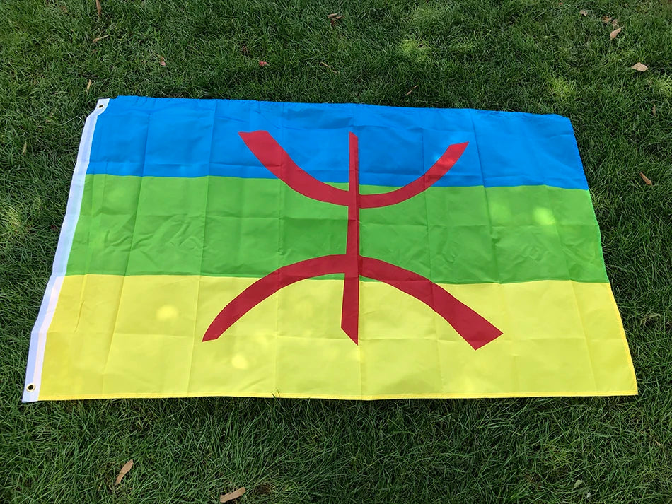SKY FLAG 90x150cm berber Flag high quality polyester hanging 3x5ftS North Africa Banner Amazigh Flag for home decoration