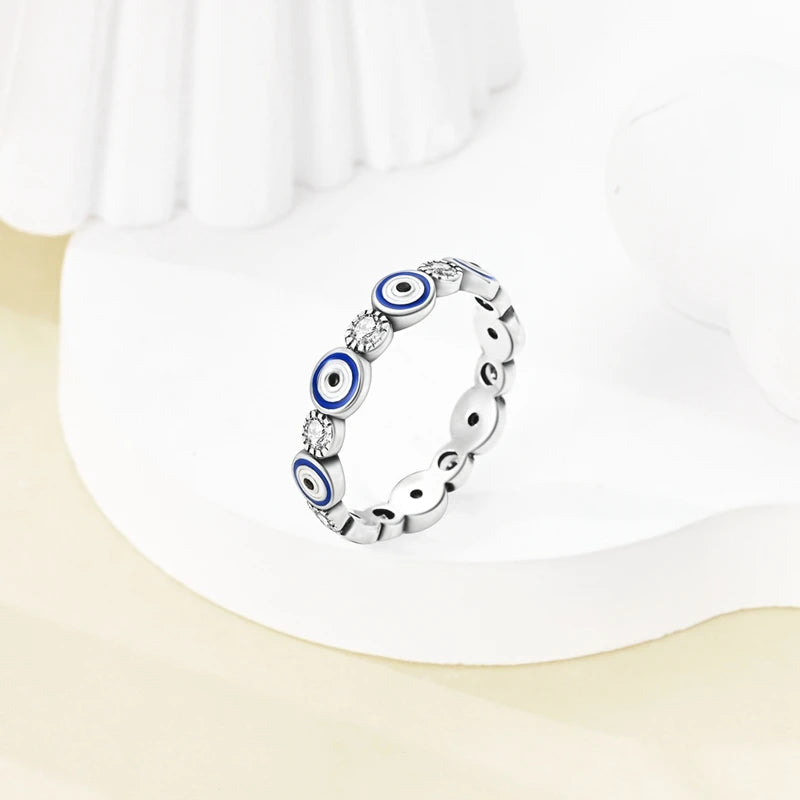 925 Sterling Silver Infinite Love Ring Original Luxury Design Zircon Finger Rings For Women High Quality Wedding Jewelry Gift