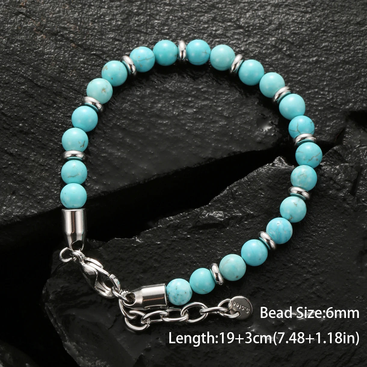 Pulseras Hombre Natural Stone Man Beaded Bracelets Homme lapis lazuli Phoenix Stone Men's Bracelets For Men Fathers Day Gifts