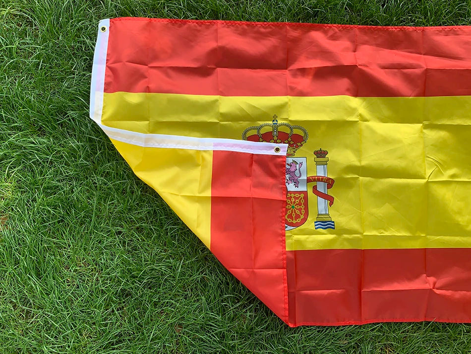 SKY FLAG 90x150cm spain flag 3x5 Feet ES Espana Spanish Flag Super Poly football FLAG Indoor Outdoor for Celebration big flags