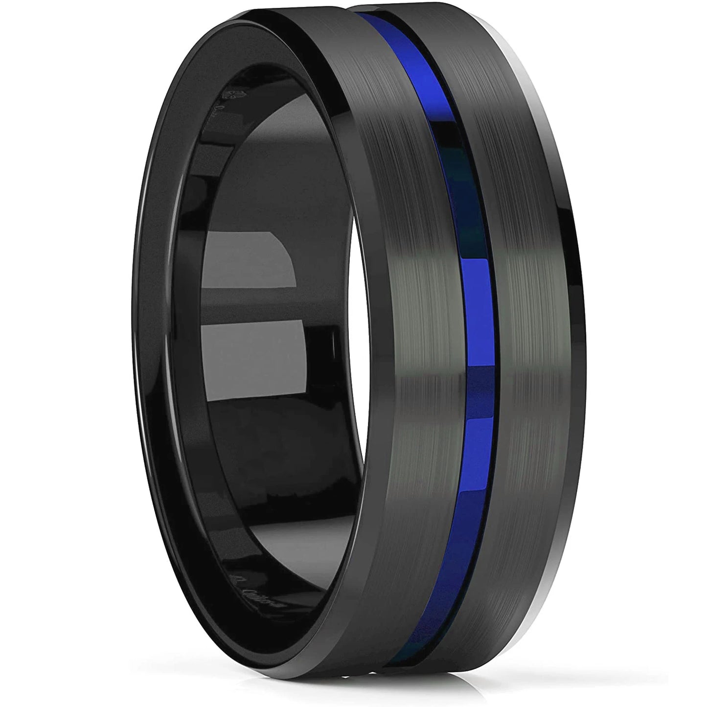 48 styles Fashion 8mm Celtic Dragon Stainless Steel Ring For Men Women Inlay carbon fibre Wedding Band Jewelry Anniversary Gifts