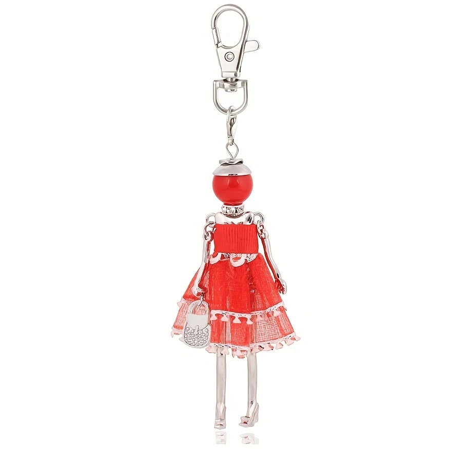 Cute Keychain For Women Trendy Bag Pendant Car Charms Gifts Jewelry Christmas Wholesale 5513