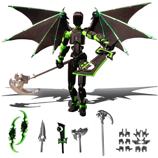 Figura de acción T13 ensamblada, versión mejorada, figura de acción Titan T13 impresa en 3D de 5,4 pulgadas, muñeco de 13 pulgadas, regalo de escritorio de oficina