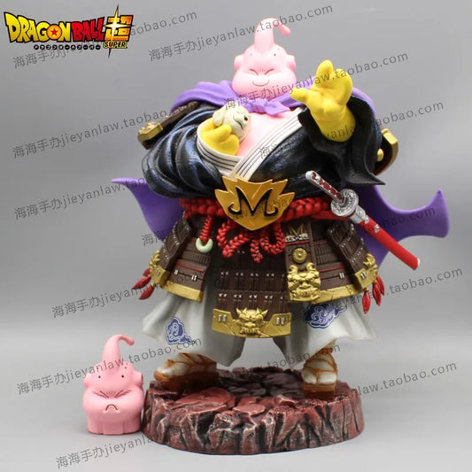Dragon Ball Figures 27cm Lk Buu Figurine With 2 Heads Fat Majin Buu Samurai Figure Gk Statue Dolls Model Pvc Collectible Toys