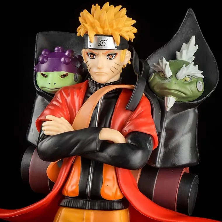 30cm Uzumaki Naruto Naruto Sage Action Anime Figures PVC Toys Shippuden Collector Figurine Brinquedos Model Doll Figure