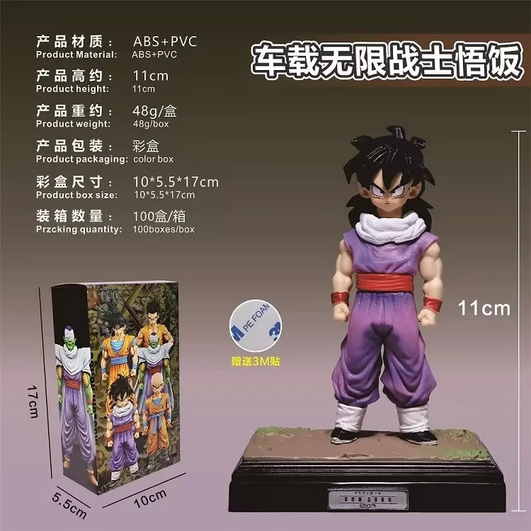 11CM Anime Dragon Ball Z Son Gohan Super Saiyan Model Toy Gift Action Figure PVC Desktop Decorations Japanese Dolls Toys Hobbies 11cm With box