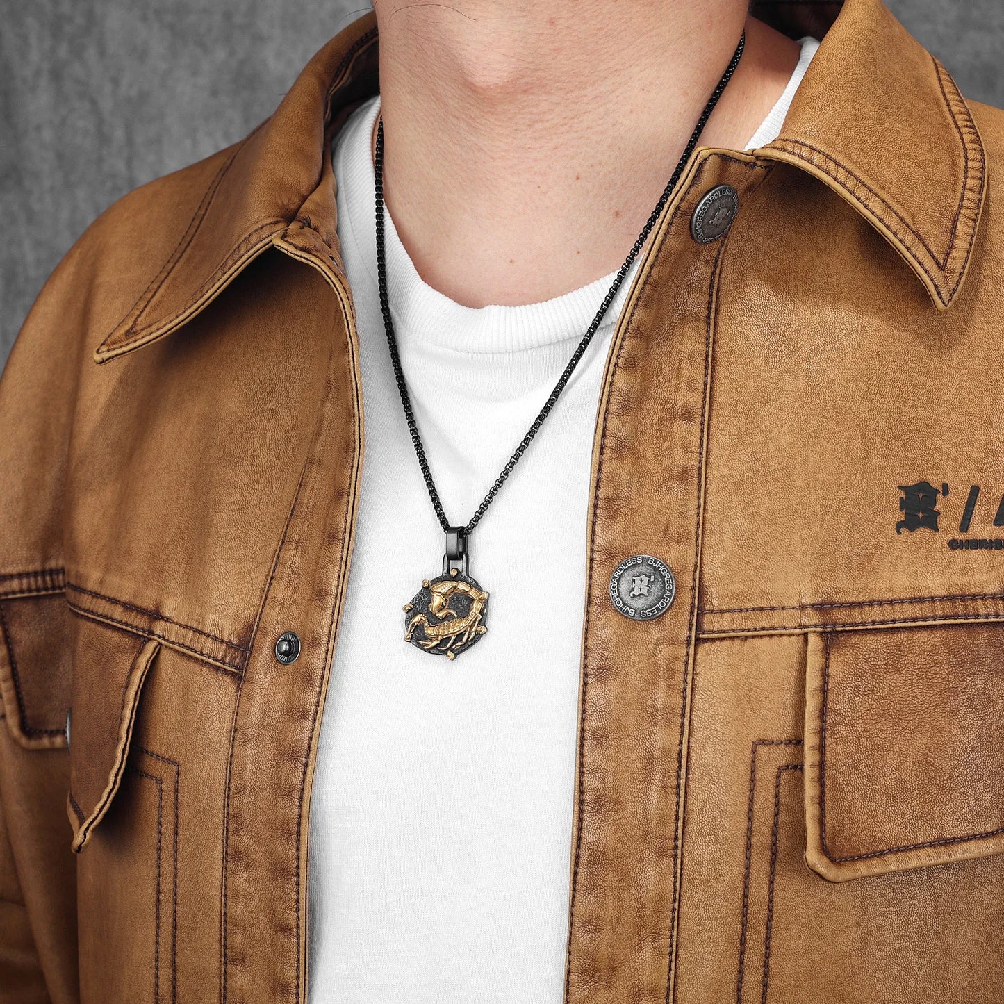 Twelve Constellations Stainless Steel Man Necklaces Pendant Chain Couple Gifts Women Fashion Jewelry Gifts Wholesale Dropshiping