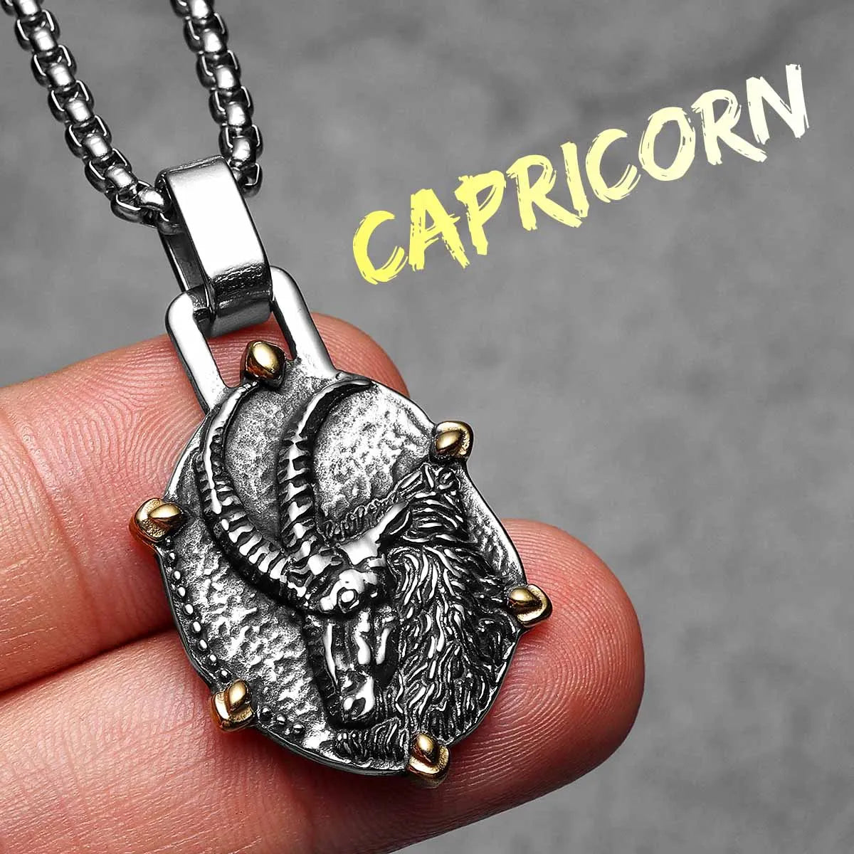 Twelve Constellations Stainless Steel Man Necklaces Pendant Chain Couple Gifts Women Fashion Jewelry Gifts Wholesale Dropshiping