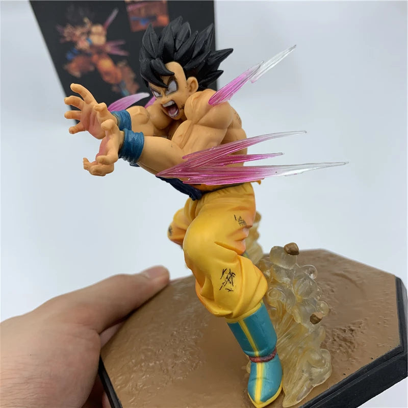 FigureCrazy Dragon Ball Z Figure Goku Bomb Shocking PVC Action Figure DBZ Goku Battle Vegeta Super Saiyan Zero Ver. Model Toy