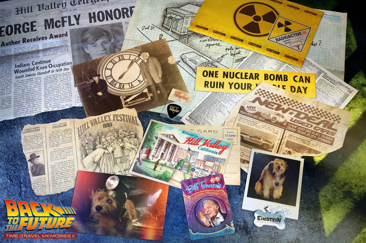 Back to the Future Time Travel Memories II Expansion Kit Standard Edition prop replicas