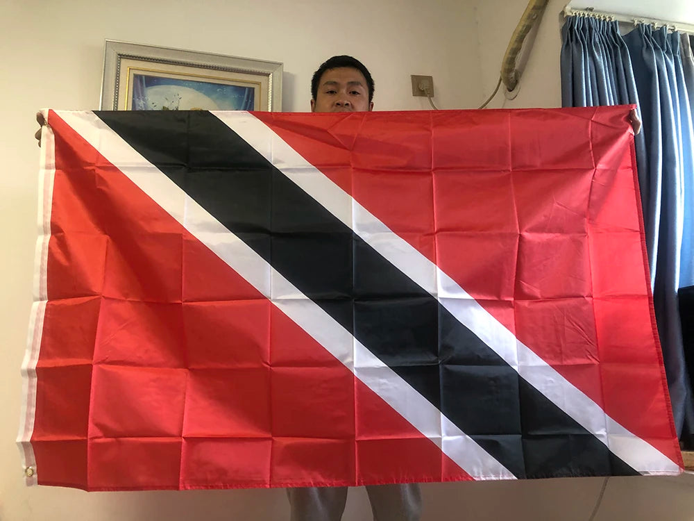 Trinidad And Tobago National Flag high quality polyester hanging banner For Decoration