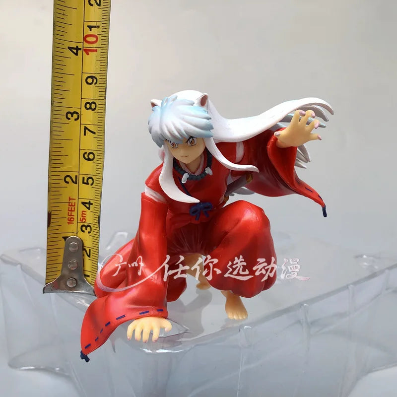 InuYasha Anime Figure InuYasha Combat Ver Action Figure Sesshoumaru Statue Collection PVC Model Doll Toys Gift Accessories Decor